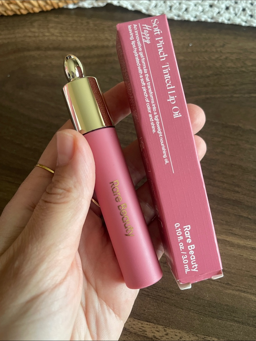 Rare Beauty Soft Pinch Tinted Lip Oil — Rose Pink